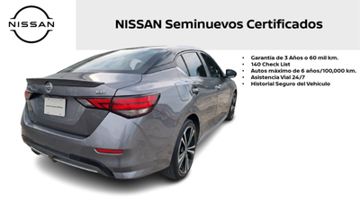 2023 Nissan SENTRA 4 PTS SR CVT AAC ASTOS DEPORTIVOS BOSE QC F LED RA-18