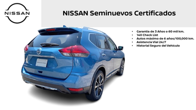 2021 Nissan X-TRAIL 5 PTS EXCLUSIVE CVT PIEL QCP GPS 5 PAS RA-19